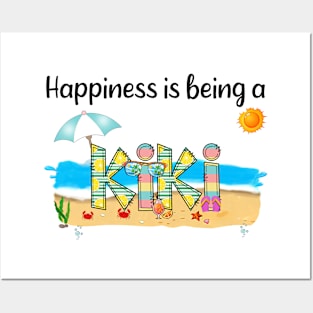 Happiness Is Being A Kiki Summer Beach Happy Mother's Day Posters and Art
